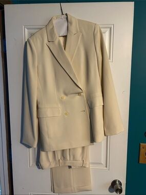 Moda International Cream Pantsuit